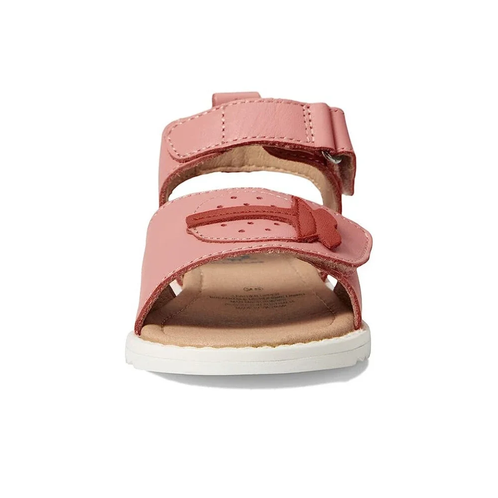 Old Soles Sister-Bug Sandals Toddler Girl's 7 Snow Bright Red Leather ZOGG3184